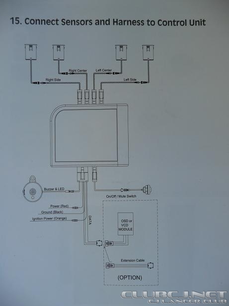 park zone garage parking sensor manual